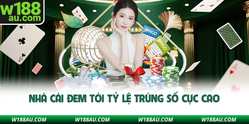 Nhà cái đem tới tỷ lệ trúng số cực cao